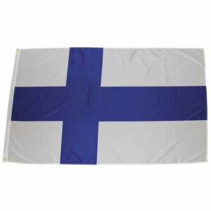 Vit/Blå Finlandsflagga 150*90 cm